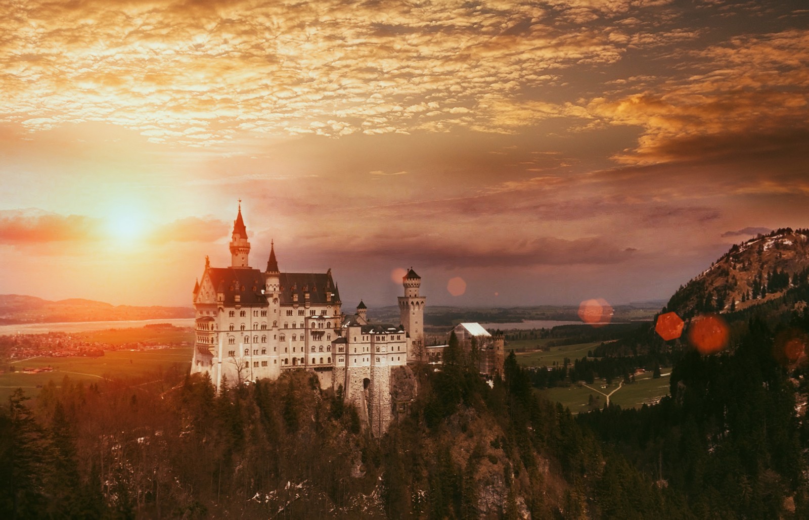 O Castelo de Neuschwanstein